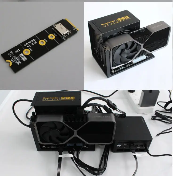 Oculink Egpu Mini Pc - ل M.2 NVMe إلى SFF8612 Oculink