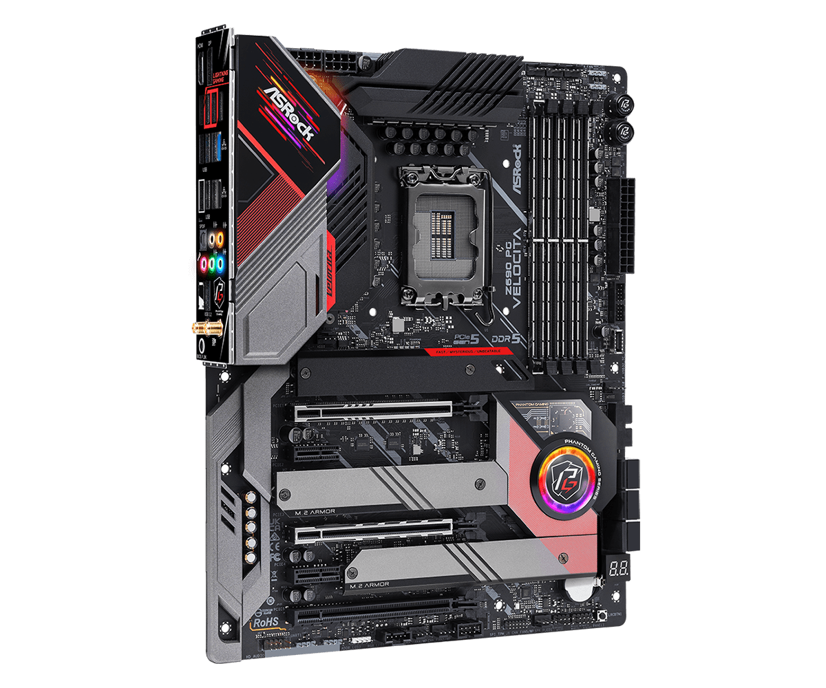 لوحة أم Asrock Z690 PG VELOCIT - مراجعة Lga1700 Itx Motherboard Ddr5 وسعره