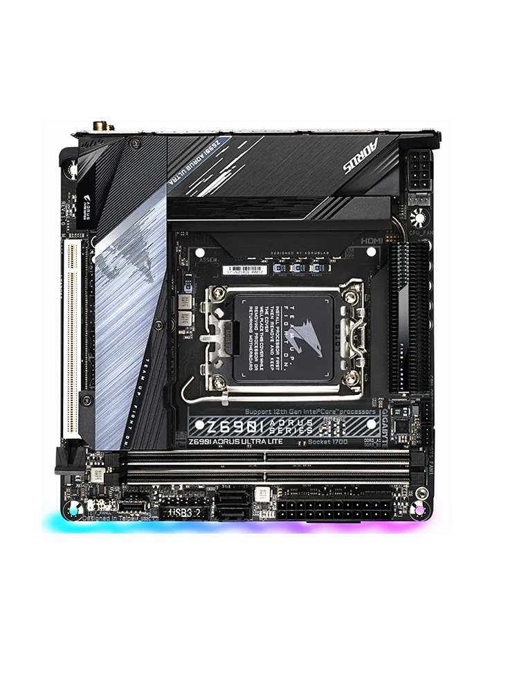 لوحة أم Gigabyte Z690I AORUS U - مراجعة Lga1700 Itx Motherboard Ddr5 وسعره