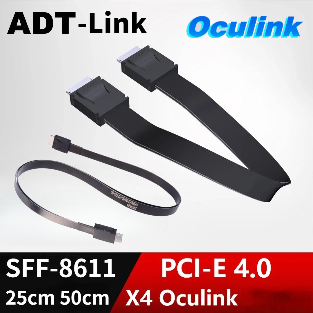 كابل تمديد 1M PCI-E 4.0 X4 SFF - مراجعة Oculink Egpu Mini Pc وسعره