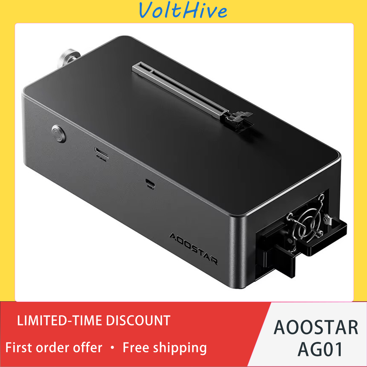 AOOSTAR AG01 AG02، قاعدة توصيل - مراجعة Oculink Egpu Mini Pc وسعره