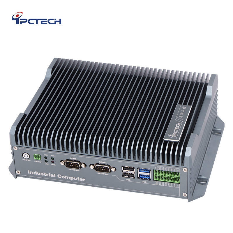 كمبيوتر صناعي صغير بدون مروحة  - مراجعة Fanless Industrial Pc Rs485 Core I7 وسعره