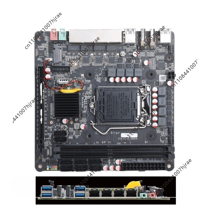 لوحة أم Mini ITX C246 NAS مع م - مراجعة Nas Motherboard 8 Sata Mini Itx وسعره