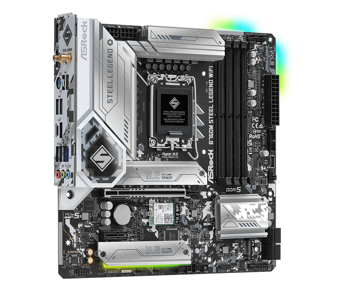 لوحة أم ASROCK B760M STEEL LEG - مراجعة Lga1700 Itx Motherboard Ddr5 وسعره