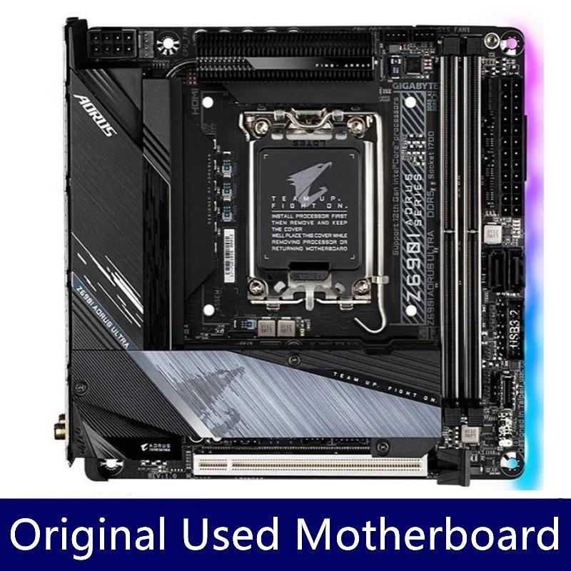 لوحة أم Gigabyte Z690I AORUS U - مراجعة Lga1700 Itx Motherboard Ddr5 وسعره