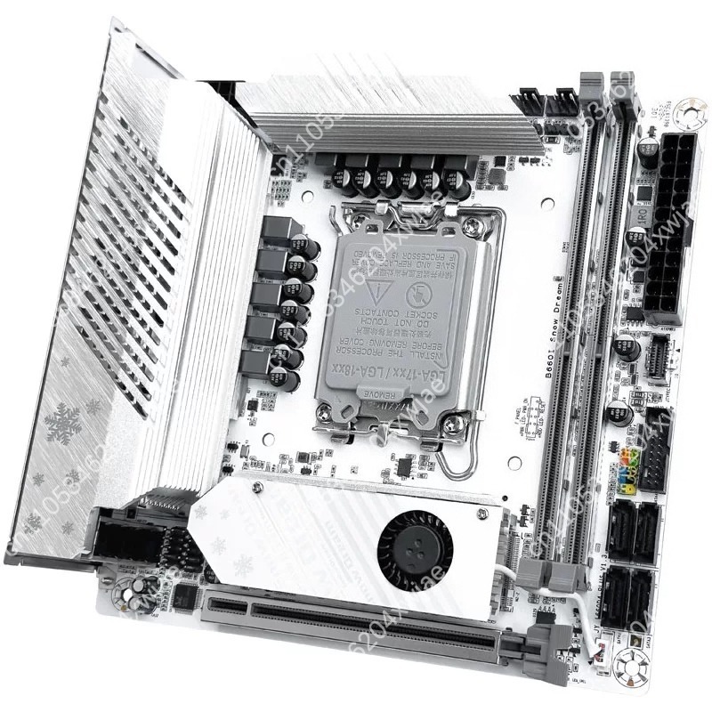 لوحة أم بيضاء ITX B760 LGA1700 - مراجعة Lga1700 Itx Motherboard Ddr5 وسعره