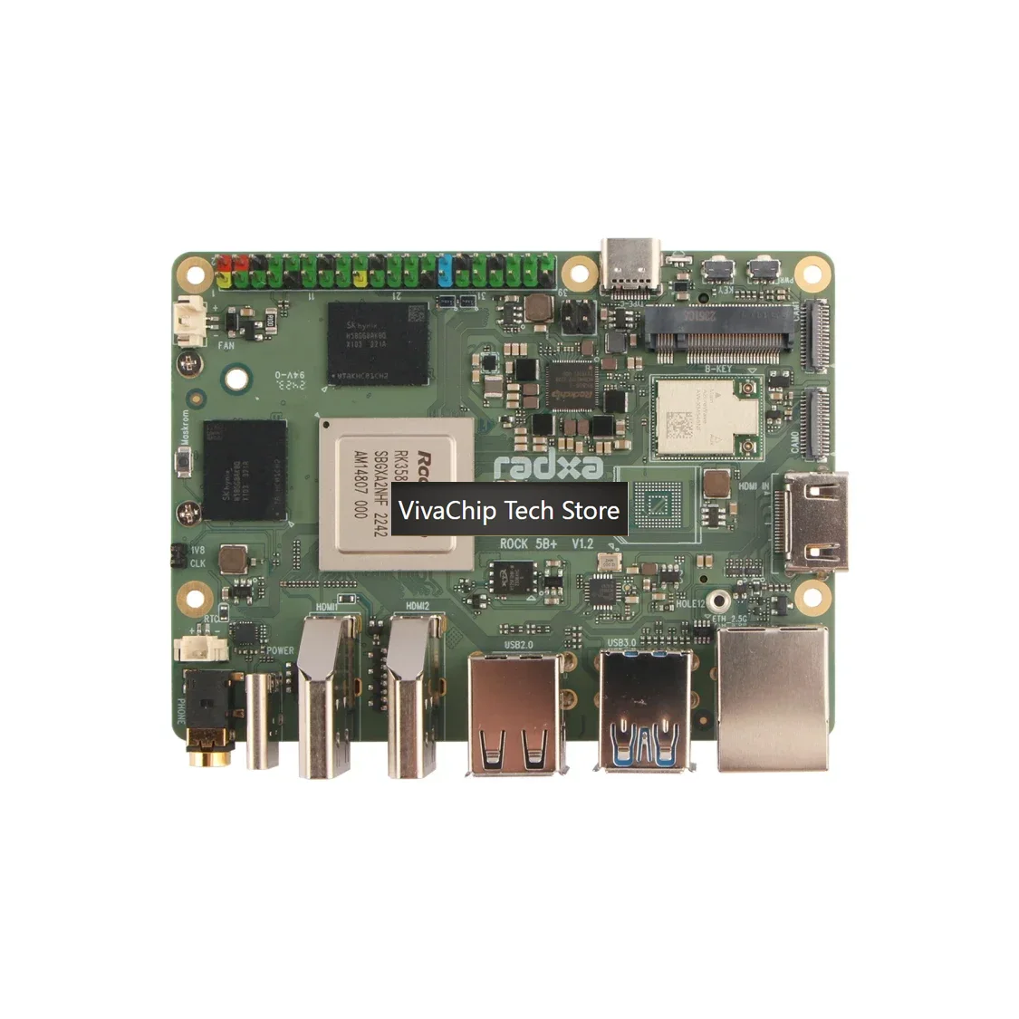 VivaChip TechRadxa ROCK 5B+ مع - مراجعة Rockchip Rk3588 Development Board وسعره